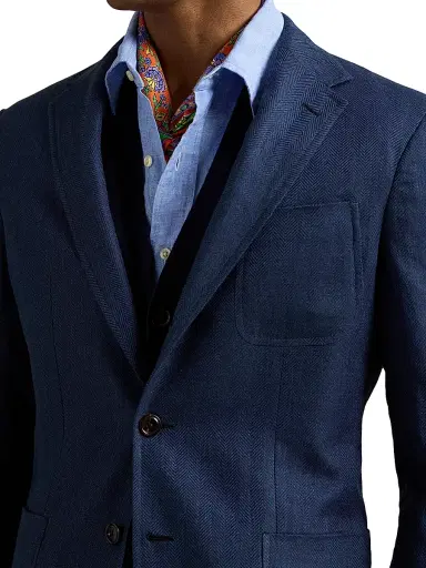 Polo Ralph Lauren Men's Polo Tailored Herringbone Sport Coat | Thumbnail 5 Polo Ralph Lauren Men's Polo Tailored Herringbone Sport Coat | Thumbnail 5