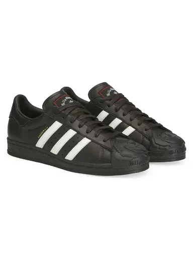 Adidas Men's x Willy Chavarria Medaride Superstar Low-Top Sneakers - Core Black Optical White - Size 6.5 | Thumbnail 3 Adidas Men's x Willy Chavarria Medaride Superstar Low-Top Sneakers - Core Black Optical White - Size 6.5 | Thumbnail 3