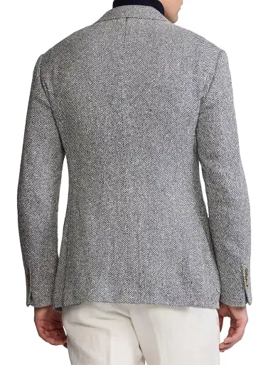 Ralph Lauren Purple Label Men's Kent Hand-Tailored Herringbone Jacket | Thumbnail 5 Ralph Lauren Purple Label Men's Kent Hand-Tailored Herringbone Jacket | Thumbnail 5