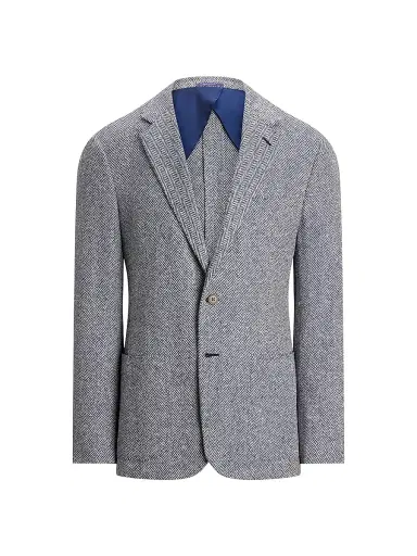 Ralph Lauren Purple Label Men's Kent Hand-Tailored Herringbone Jacket | Thumbnail 1 Ralph Lauren Purple Label Men's Kent Hand-Tailored Herringbone Jacket | Thumbnail 1