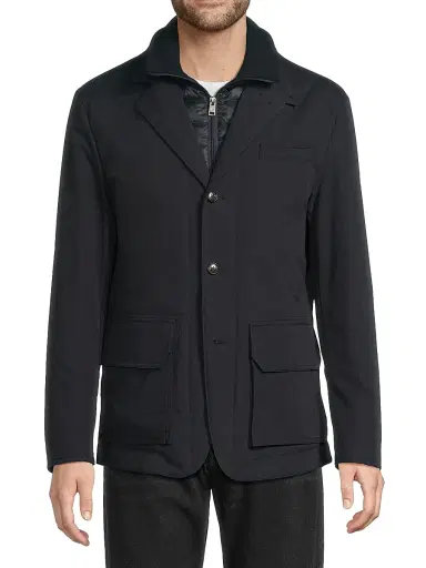 Ralph Lauren Purple Label Men's Hybrid Down Jacket - Classic Chairman Navy | Thumbnail 3 Ralph Lauren Purple Label Men's Hybrid Down Jacket - Classic Chairman Navy | Thumbnail 3
