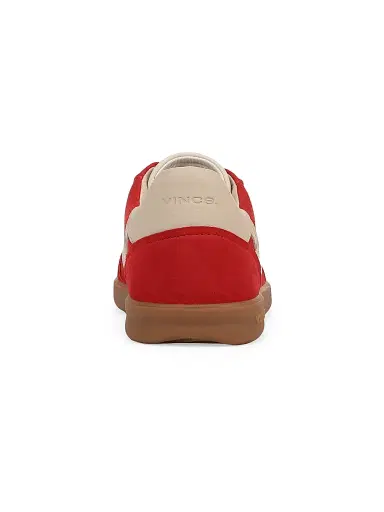 Vince Women's Oasis Suede Low-Top Sneakers - Crimson Birch Sand | Thumbnail 3 Vince Women's Oasis Suede Low-Top Sneakers - Crimson Birch Sand | Thumbnail 3