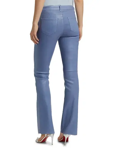 L'Agence Women's Ruth Coated Stretch Flared High-Rise Jeans - Wild Wind Coated - Size 23 | Thumbnail 5 L'Agence Women's Ruth Coated Stretch Flared High-Rise Jeans - Wild Wind Coated - Size 23 | Thumbnail 5