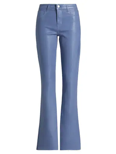 L'Agence Women's Ruth Coated Stretch Flared High-Rise Jeans - Wild Wind Coated - Size 23 | Thumbnail 1 L'Agence Women's Ruth Coated Stretch Flared High-Rise Jeans - Wild Wind Coated - Size 23 | Thumbnail 1