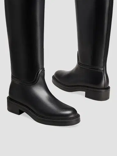 Stuart Weitzman Women's Celia Leather Riding Boots - Black | Thumbnail 4 Stuart Weitzman Women's Celia Leather Riding Boots - Black | Thumbnail 4