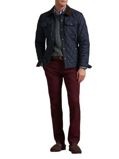Polo Ralph Lauren Men's Stretch-Twill Mid-Rise Straight-Leg Pants - Rich Ruby | Thumbnail 2 Polo Ralph Lauren Men's Stretch-Twill Mid-Rise Straight-Leg Pants - Rich Ruby | Thumbnail 2