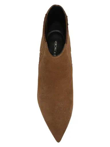 Veronica Beard Women's Lisa 45MM Suede Chelsea Boots - Hazelwood | Thumbnail 4 Veronica Beard Women's Lisa 45MM Suede Chelsea Boots - Hazelwood | Thumbnail 4