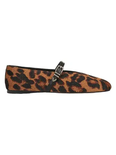 Favorite Daughter Women's Margot MJ Leopard-Print Calf Hair Mary Janes - Brandy - Size 11 | Thumbnail 1 Favorite Daughter Women's Margot MJ Leopard-Print Calf Hair Mary Janes - Brandy - Size 11 | Thumbnail 1