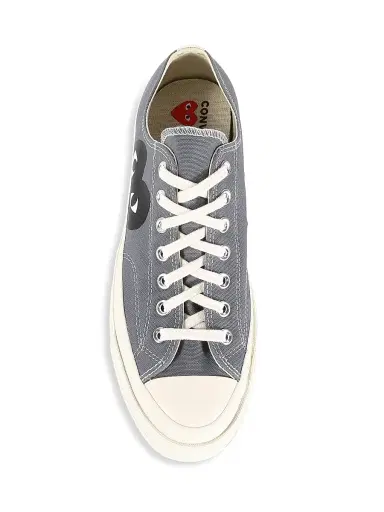 Comme des Garçons PLAY CdG PLAY x Converse Men's Chuck Taylor All Star Low-Top Sneakers - Grey - Size 8 | Thumbnail 5 Comme des Garçons PLAY CdG PLAY x Converse Men's Chuck Taylor All Star Low-Top Sneakers - Grey - Size 8 | Thumbnail 5