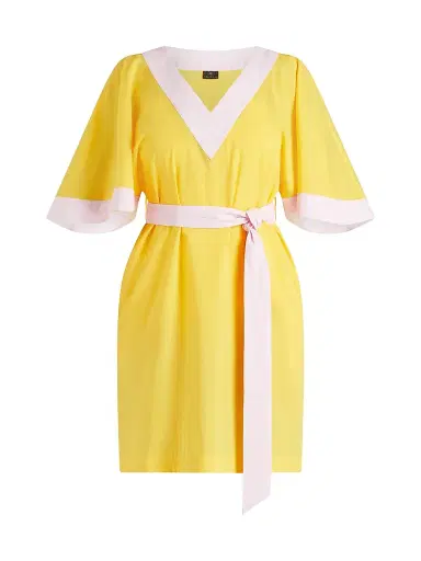 Valimare Women's Casia Tie-Waist Cover-Up Dress - Yellow | Thumbnail 1 Valimare Women's Casia Tie-Waist Cover-Up Dress - Yellow | Thumbnail 1