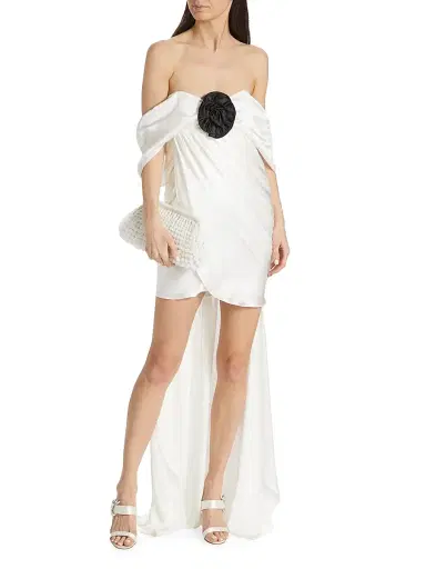 The Bar Women's Riley Silk Charmeuse Bridal Dress | Thumbnail 2 The Bar Women's Riley Silk Charmeuse Bridal Dress | Thumbnail 2