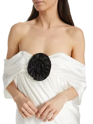 The Bar Women's Riley Silk Charmeuse Bridal Dress | Thumbnail 7 The Bar Women's Riley Silk Charmeuse Bridal Dress | Thumbnail 7