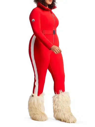 Cordova Women's Signature Belted Ski Jumpsuit - Fiery Red | Thumbnail 6 Cordova Women's Signature Belted Ski Jumpsuit - Fiery Red | Thumbnail 6