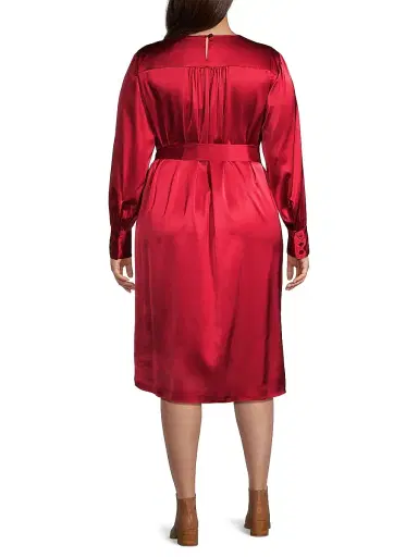 Gabriella Rossetti Women's Natalia Stretch Silk Long-Sleeve Dress | Thumbnail 5 Gabriella Rossetti Women's Natalia Stretch Silk Long-Sleeve Dress | Thumbnail 5