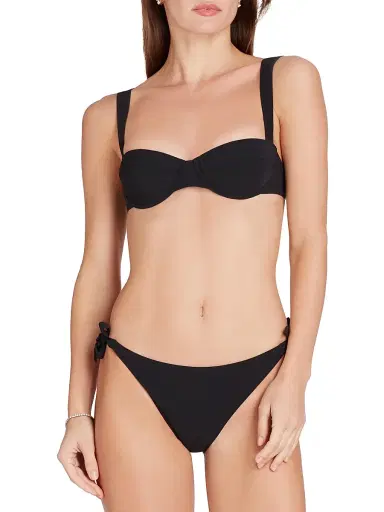 Valimare Women's Athens Balconette Bikini Top - Black | Thumbnail 2 Valimare Women's Athens Balconette Bikini Top - Black | Thumbnail 2