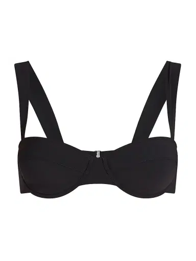 Valimare Women's Athens Balconette Bikini Top - Black | Thumbnail 1 Valimare Women's Athens Balconette Bikini Top - Black | Thumbnail 1