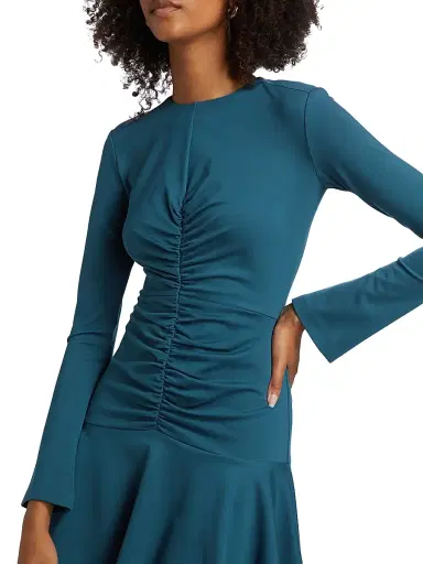 AKNVAS Women's Daani Stretch Jersey Dress - Sarcelle | Thumbnail 6 AKNVAS Women's Daani Stretch Jersey Dress - Sarcelle | Thumbnail 6
