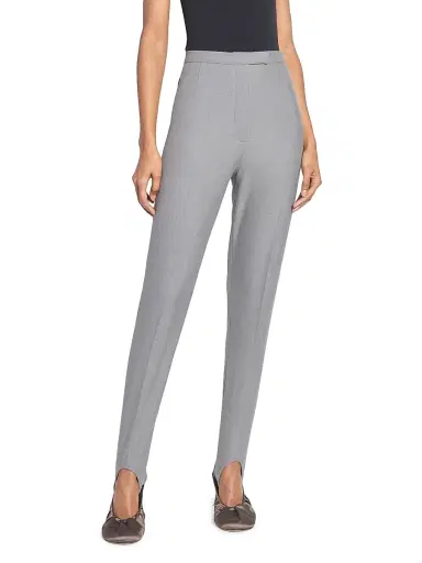 Dries Van Noten Women's Pandora Stretch Wool Stirrup Pants | Thumbnail 3 Dries Van Noten Women's Pandora Stretch Wool Stirrup Pants | Thumbnail 3