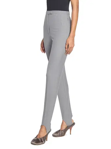 Dries Van Noten Women's Pandora Stretch Wool Stirrup Pants | Thumbnail 4 Dries Van Noten Women's Pandora Stretch Wool Stirrup Pants | Thumbnail 4