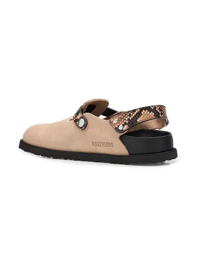 Birkenstock Women's Tokio Mixed Leather Slingback Mules - Snake | Thumbnail 4 Birkenstock Women's Tokio Mixed Leather Slingback Mules - Snake | Thumbnail 4
