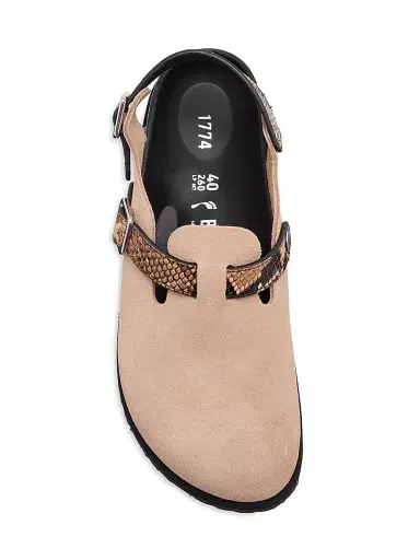 Birkenstock Women's Tokio Mixed Leather Slingback Mules - Snake | Thumbnail 5 Birkenstock Women's Tokio Mixed Leather Slingback Mules - Snake | Thumbnail 5