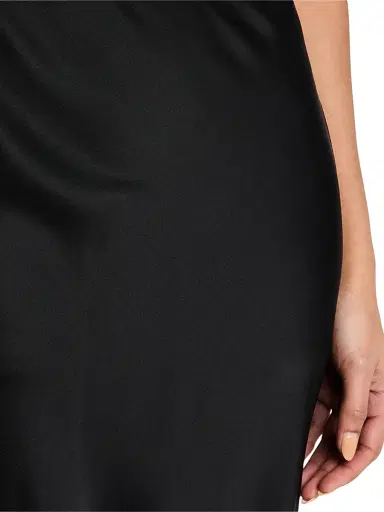 ANINE BING Women's Bar Silk Bias-Cut Skirt - Black | Thumbnail 5 ANINE BING Women's Bar Silk Bias-Cut Skirt - Black | Thumbnail 5