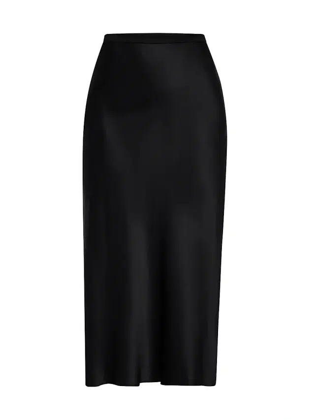 Women's Bar Silk Bias-Cut Skirt - Black Women's Bar Silk Bias-Cut Skirt - Black