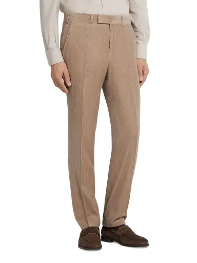 Zegna Men's Cashmere Wool and Silk Blend Pants - Light Taupe - Size 38 | Thumbnail 2 Zegna Men's Cashmere Wool and Silk Blend Pants - Light Taupe - Size 38 | Thumbnail 2