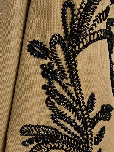 Dries Van Noten Women's Bosea Embroidered Twill Double-Breasted Jacket | Thumbnail 7 Dries Van Noten Women's Bosea Embroidered Twill Double-Breasted Jacket | Thumbnail 7