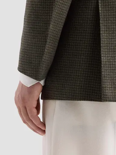 Kiton Men's Houndstooth Cashmere Sport Coat - Green | Thumbnail 8 Kiton Men's Houndstooth Cashmere Sport Coat - Green | Thumbnail 8