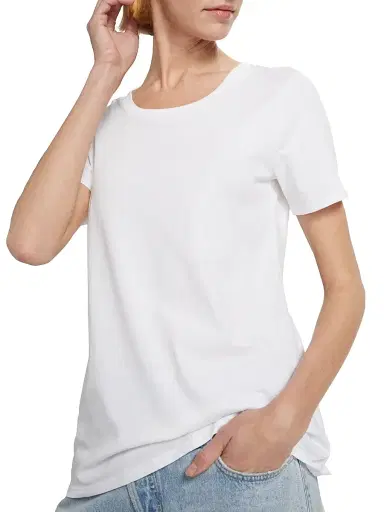 ATM Anthony Thomas Melillo Women's Jersey Cotton Crewneck T-Shirt - White | Thumbnail 6 ATM Anthony Thomas Melillo Women's Jersey Cotton Crewneck T-Shirt - White | Thumbnail 6