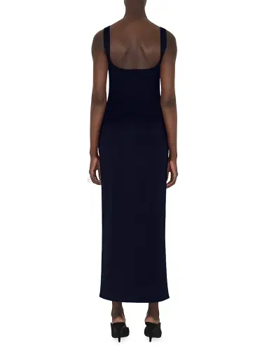 Galvan London Women's Freya Sleeveless Square-Neck Maxi Dress - Midnight | Thumbnail 3 Galvan London Women's Freya Sleeveless Square-Neck Maxi Dress - Midnight | Thumbnail 3