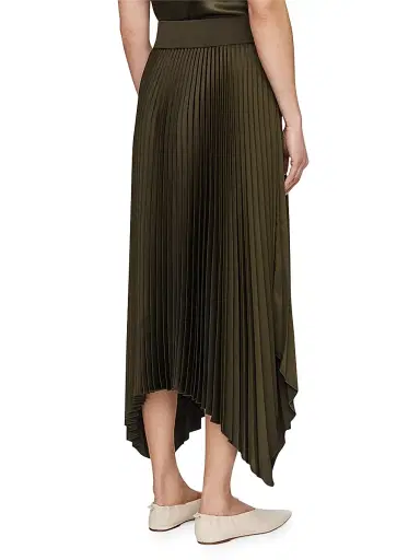Joseph Women's Ade Plissé Maxi Skirt - Dark Green | Thumbnail 3 Joseph Women's Ade Plissé Maxi Skirt - Dark Green | Thumbnail 3
