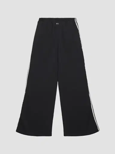KatieJ NYC Girl's Tommy Track Pants - Black | Thumbnail 2 KatieJ NYC Girl's Tommy Track Pants - Black | Thumbnail 2