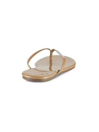 TKEES Women's Foundations Gloss Patent Leather Flip Flops - Coco Butter - Size 6 | Thumbnail 3 TKEES Women's Foundations Gloss Patent Leather Flip Flops - Coco Butter - Size 6 | Thumbnail 3