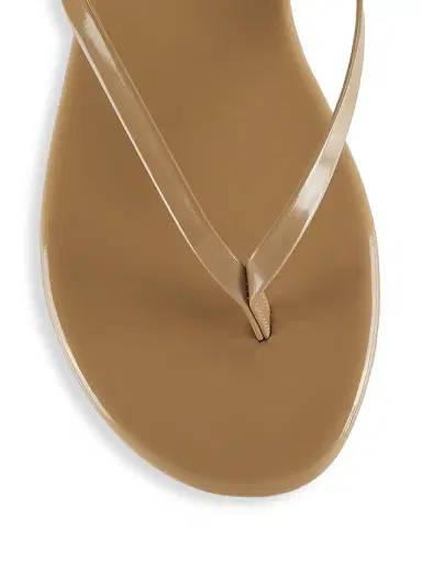 TKEES Women's Foundations Gloss Patent Leather Flip Flops - Coco Butter - Size 6 | Thumbnail 4 TKEES Women's Foundations Gloss Patent Leather Flip Flops - Coco Butter - Size 6 | Thumbnail 4