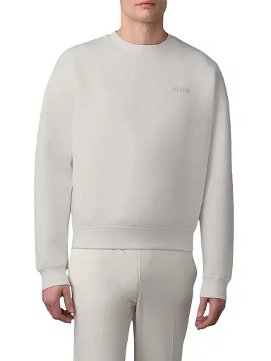 Mackage Men's Julian Double-Face Jersey Sweatshirt - Trench | Thumbnail 3 Mackage Men's Julian Double-Face Jersey Sweatshirt - Trench | Thumbnail 3