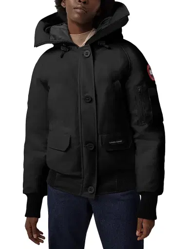 Canada Goose Women's Chilliwack Down Bomber Jacket - Black | Thumbnail 3 Canada Goose Women's Chilliwack Down Bomber Jacket - Black | Thumbnail 3
