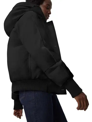 Canada Goose Women's Chilliwack Down Bomber Jacket - Black | Thumbnail 4 Canada Goose Women's Chilliwack Down Bomber Jacket - Black | Thumbnail 4