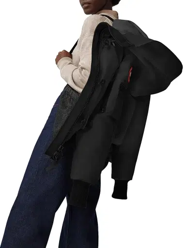 Canada Goose Women's Chilliwack Down Bomber Jacket - Black | Thumbnail 7 Canada Goose Women's Chilliwack Down Bomber Jacket - Black | Thumbnail 7