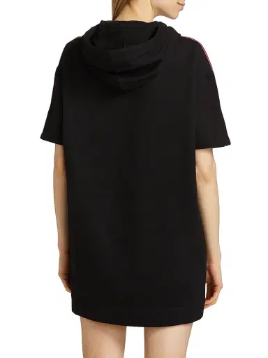 MOSCHINO Women's Mos Under Donna-Velmar Hooded Minidress - Black | Thumbnail 5 MOSCHINO Women's Mos Under Donna-Velmar Hooded Minidress - Black | Thumbnail 5