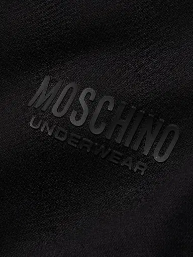 MOSCHINO Women's Mos Under Donna-Velmar Hooded Minidress - Black | Thumbnail 7 MOSCHINO Women's Mos Under Donna-Velmar Hooded Minidress - Black | Thumbnail 7
