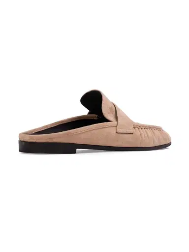 Black Suede Studio Women's Gabby Mule Loafers - Tan Suede | Thumbnail 4 Black Suede Studio Women's Gabby Mule Loafers - Tan Suede | Thumbnail 4