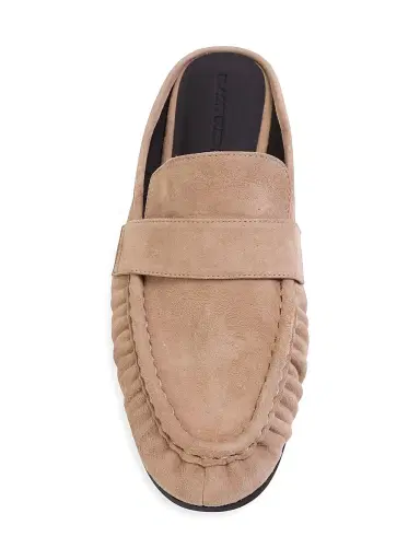 Black Suede Studio Women's Gabby Mule Loafers - Tan Suede | Thumbnail 6 Black Suede Studio Women's Gabby Mule Loafers - Tan Suede | Thumbnail 6