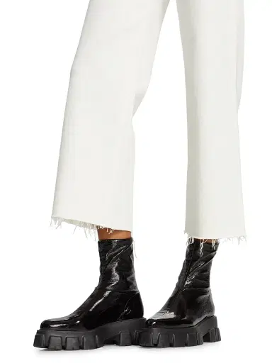 SLVRLAKE Women's Grace High-Rise Stretch Wide-Leg Crop Jeans - White - Size 28 | Thumbnail 6 SLVRLAKE Women's Grace High-Rise Stretch Wide-Leg Crop Jeans - White - Size 28 | Thumbnail 6