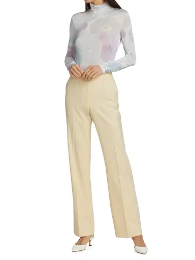 St. John Women's Floral Watercolor Top | Thumbnail 2 St. John Women's Floral Watercolor Top | Thumbnail 2