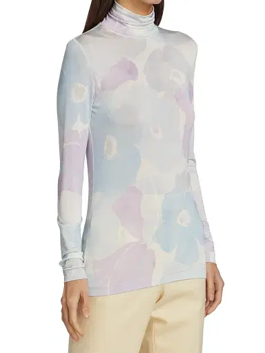 St. John Women's Floral Watercolor Top | Thumbnail 4 St. John Women's Floral Watercolor Top | Thumbnail 4