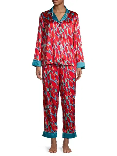 Averie Women's Margot Long Pajama Set | Thumbnail 2 Averie Women's Margot Long Pajama Set | Thumbnail 2