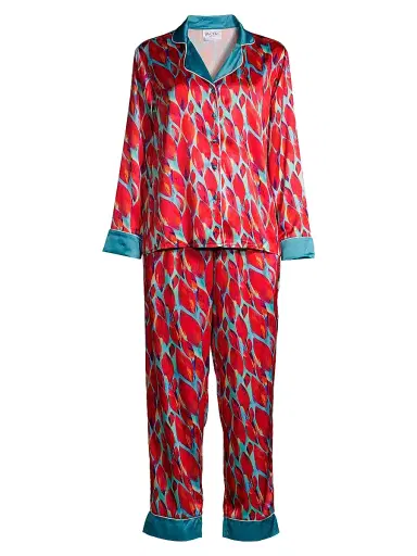 Averie Women's Margot Long Pajama Set | Thumbnail 1 Averie Women's Margot Long Pajama Set | Thumbnail 1