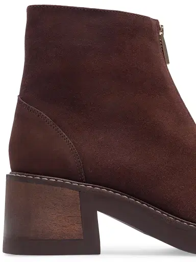 Bernardo Women's Tess Zip Booties - Espresso | Thumbnail 5 Bernardo Women's Tess Zip Booties - Espresso | Thumbnail 5